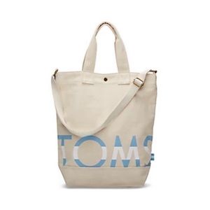 Toms Canvas ToteBag 15” x 13”